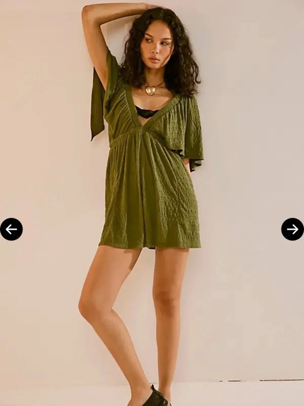 Free People Free est La La Romper~ Garden Snake small preowned